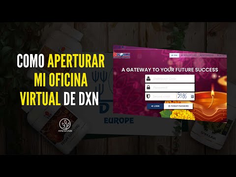 Como aperturar mi oficina virtual de DXN | Oficina Virtual de DXN