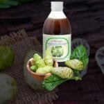 Bebida botánica nutricional de noni con Rosselle presentación de botella