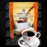 Lingzhi Black Coffe no tiene aditivos de azúcar, sin embargo, logra mantener su audaz sabor y rico aroma a café.