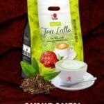 Tea Latte DXN combina té premium, crema vegetal y Ganoderma en una bebida suave y deliciosa. Presentación: 12 sobres de 30 g.