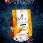 café 6 en 1 o vita café de DXN acompañado con Ginseng Tongkat Ali y granos de café.