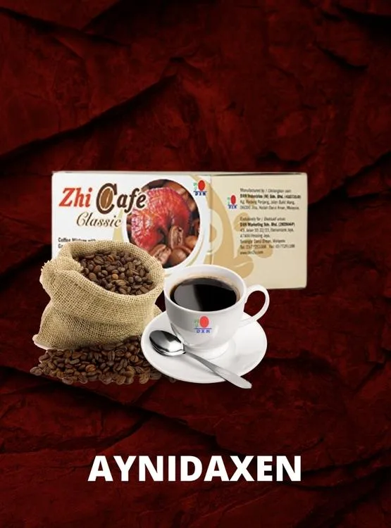 Zhi Café Classic DXN, café filtrante con Ganoderma bebe llisto para disfrutar.
