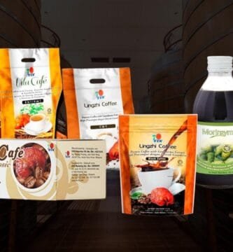 variedades de café de DXN con noni fermentado de DXN