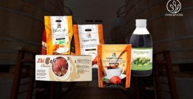 variedades de café de DXN con noni fermentado de DXN