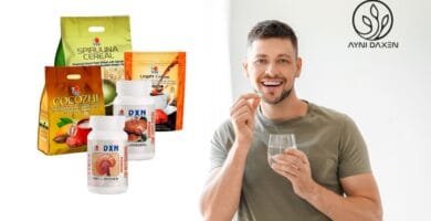 4 productos de DXN café chocolate rg y gl ganoderma puro