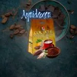 paquete sellado de Cocozhi, cacao en polvo y en granos.