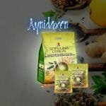 Spirulina Cereal en presentación de 30 sobres, sobres pequeños de Spirulina.