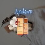 Gano Massage Oil presentación en caja y el pomo que lo contiene