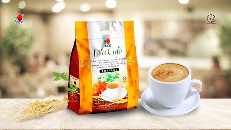 vita café conocido como café 6 en 1 con granos de café, Ginseng, Tongkat Ali.