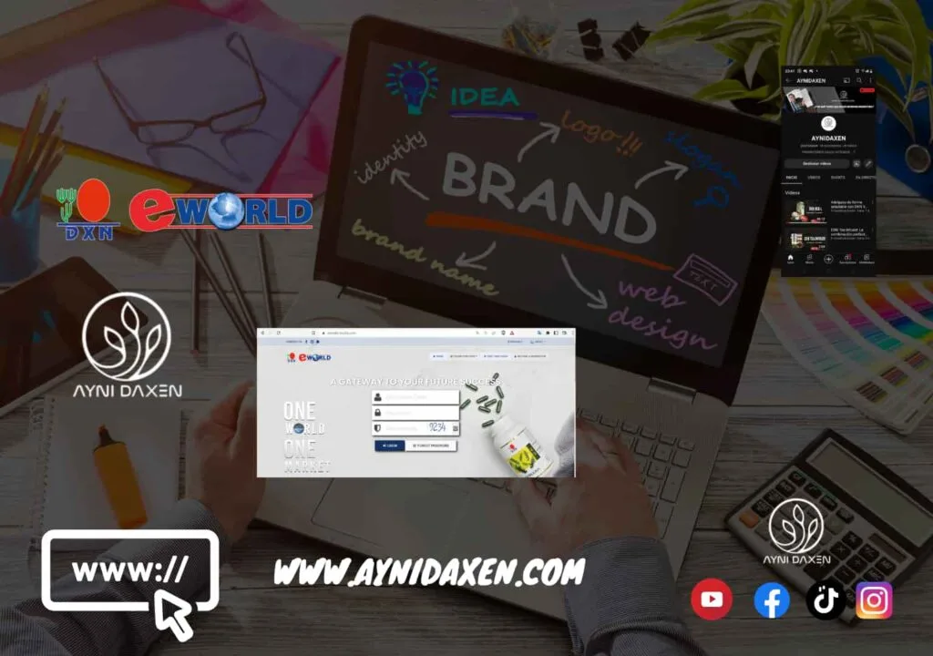 logos, página, enlace a una web www.aynidaxen.com