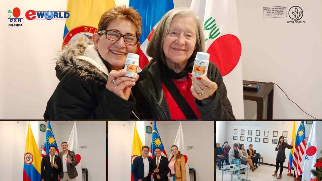 imagen decorativa, donde se visualiza como se va desarrollando DXN Colombia