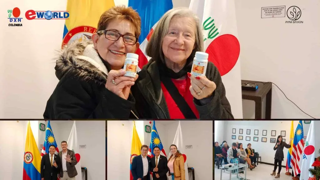 imagen decorativa, donde se visualiza como se va desarrollando DXN Colombia