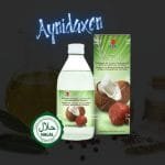DXN VCO-L aceite de coco con caja y una boteoa.