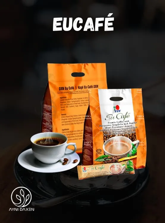 EUCAFÉ de DXN y café preparado