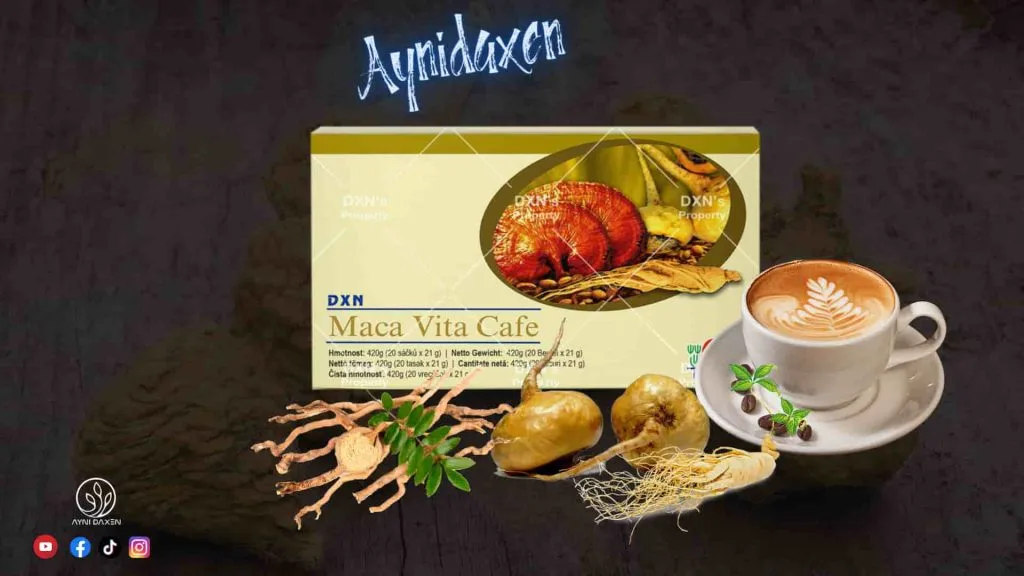 Maca Vita Café de DXN, Maca, Ginseng, café caliente