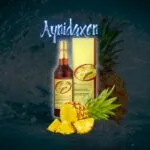 BOTELLA de Cordypine 700 ml con una piña al costado