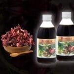 botella de Roselle más flor de Jamaica