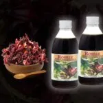 botella de Roselle más flor de Jamaica