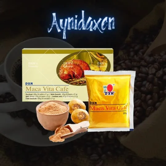 Maca Vita Café de DXN, Maca, Ginseng, café caliente