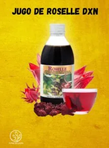 botella de Roselle más flor de Jamaica