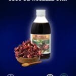 botella de Roselle más flor de Jamaica