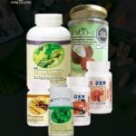 rg, gl, spirulina dxn, mycoveggi, aceite de coco dxn, cordyceps