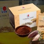 El CORDYCEPS CEREAL de DXN en la caja cacao polvo el hongo oruga