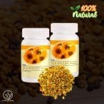 pomo presentación de 120 tabletas de 294 mg de color blanco presentación pomo de BEE POLLEN. Con Polen de abeja.