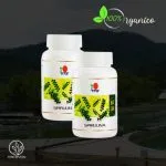 cápsulas de Espirulina de DXN presentación en pomo.