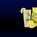 limonada con Ganoderma y té con vaso de Limonzhi frío