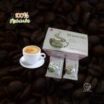 Spirulina Coffee de DXN presentación en caja.