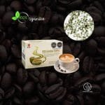 Spirulina Coffee de DXN presentación en caja.