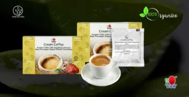 Cream Coffee DXN Cada caja: 14g x 20 sobres