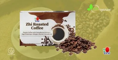 Zhi Roasted Coffee DXN presentación de 30 paquetes x 4 g