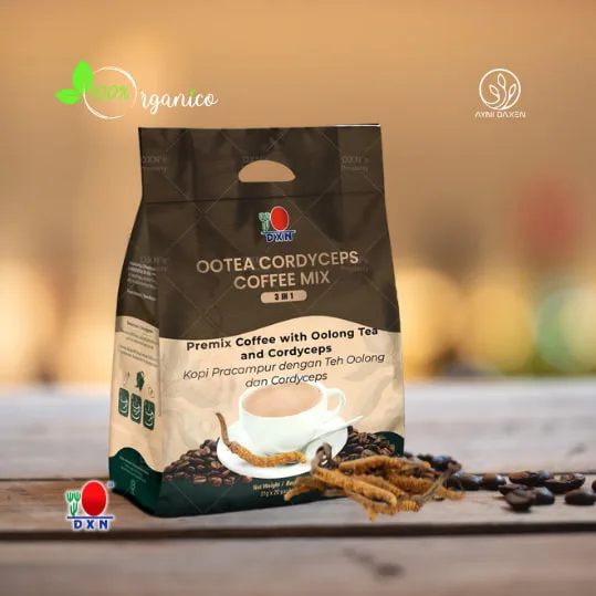 Ootea Cordyceps 3 en 1, 21 g (20 sobres por bolsa)