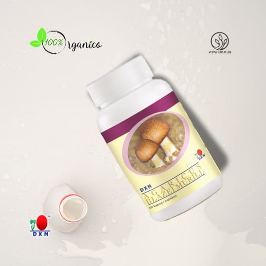 DXN Agaricus Blazei Murill Disponible en presentaciones de 30 y 90 cápsulas, así como en polvo para mayor versatilidad.