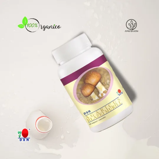 DXN Agaricus Blazei Murill Disponible en presentaciones de 30 y 90 cápsulas, así como en polvo para mayor versatilidad.