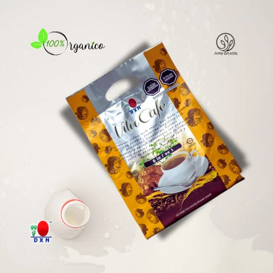 VITA CAFÉ DXN conocido como café 6 en 1 con granos de café, Ginseng, Tongkat Ali.
