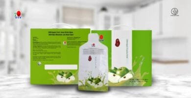 Apple Enzyme Drink DXN, Cada caja: 50 ml x 15 paquetes.