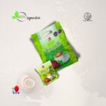 Tea Latte DXN combina té premium, crema vegetal y Ganoderma en una bebida suave y deliciosa. Presentación: 12 sobres de 30 g.