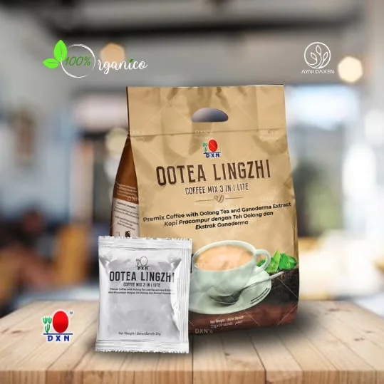 Ootea Lingzhi Coffee Mix 3 en 1 Lite DXN