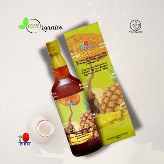 Lignopine DXN de 700 ml con piña y Lignosus rhinocerus