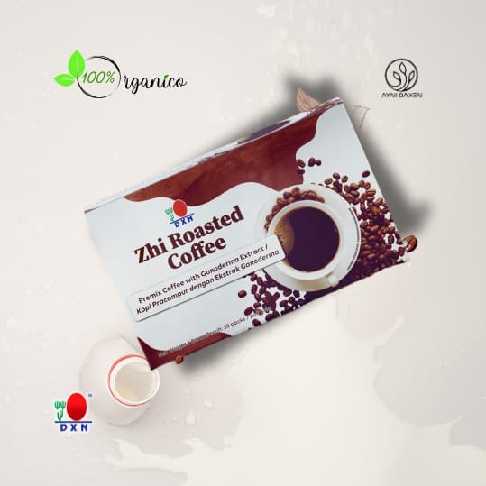 Zhi Roasted Coffee DXN presentación de 30 paquetes x 4 g