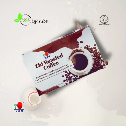 Zhi Roasted Coffee DXN presentación de 30 paquetes x 4 g